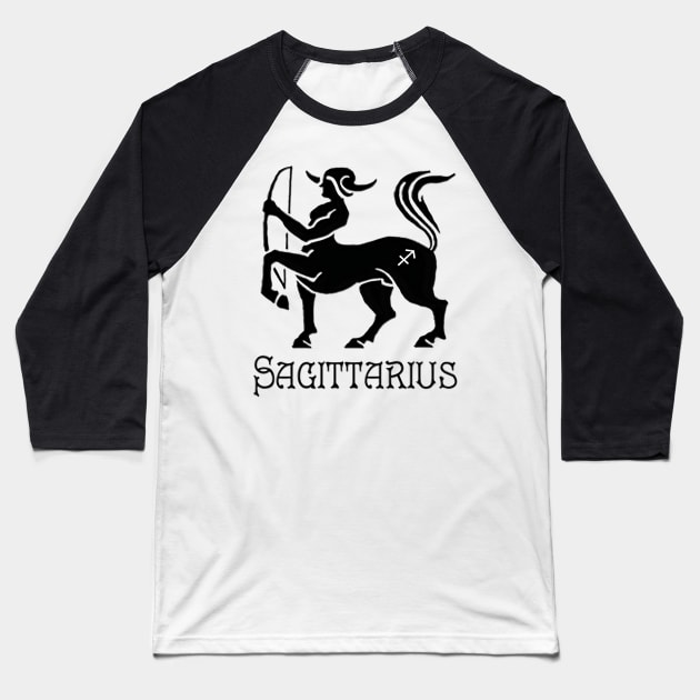 Sagittarius Baseball T-Shirt by Izmet